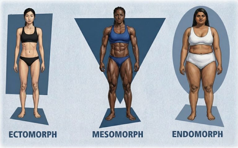 Shape Health Fitness Somatotype Body Chart Women